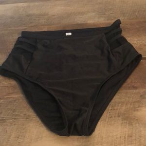 High waist bikini bottom